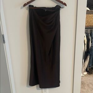 Madewell Black Midi Skirt